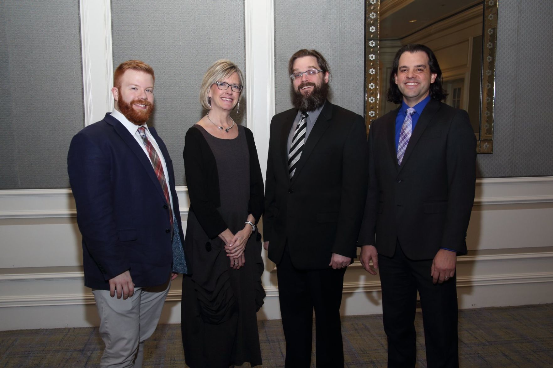 Performers Nicholas Ward, Sandra Geary, Clark Sturdevant, Keith Boyer